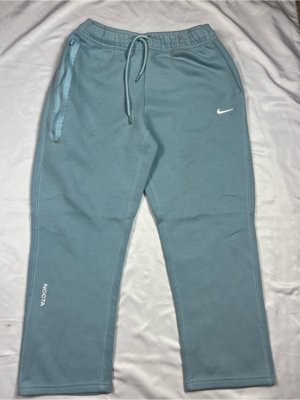 Nike x Nocta Tech Fleece Open Hem Pants Light Blue Drake Men's Size XL